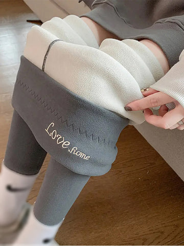 Airchics leggings slim fitness unicolore molleton taille haute femme casual mode